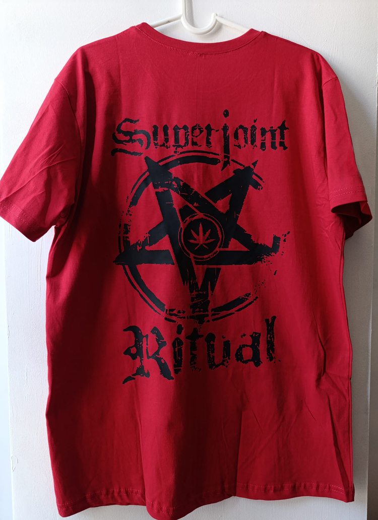 Superjoint Ritual - Slippy - Kırmızı Tshirt (Arka baskı opsiyonel) (Sludge, Crossover)