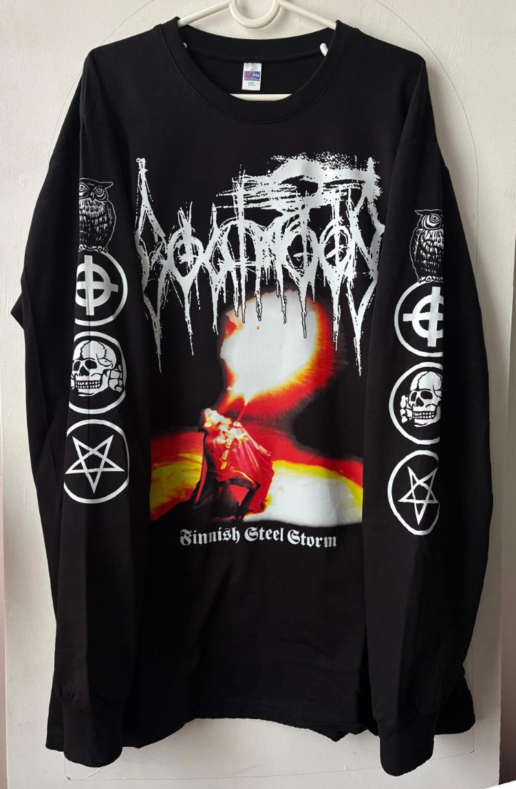 Goatmoon - Finnish Steel Storm - Uzun Kollu Tshirt (Arka baskı ops.) (Black Metal, NSBM)