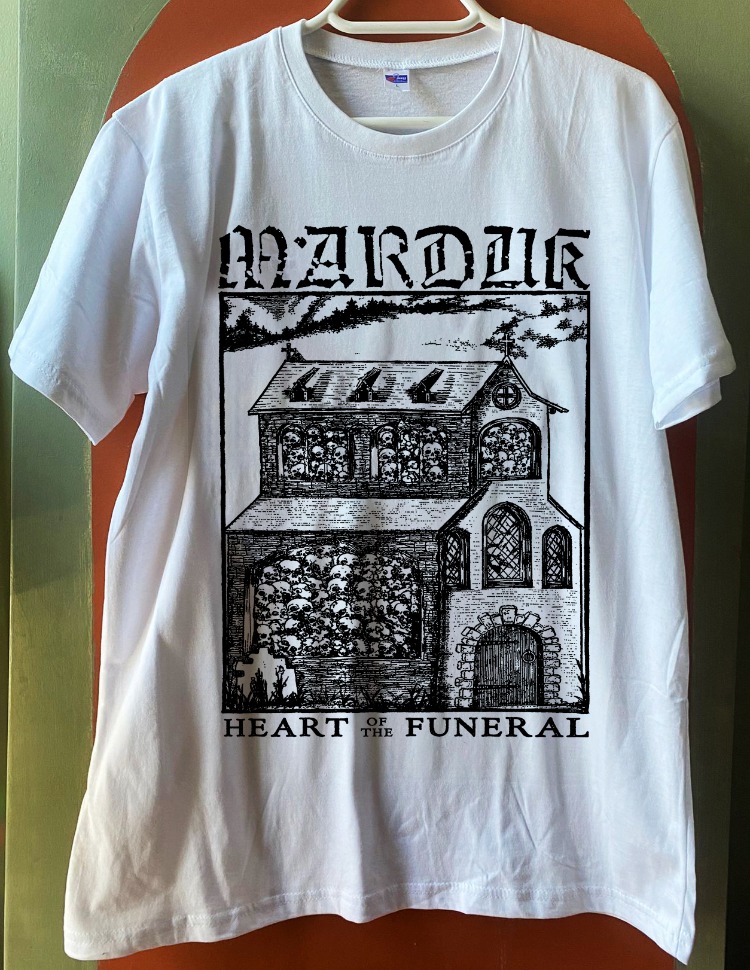 Marduk - Heart of the Funeral - Beyaz Tshirt (Black Metal)