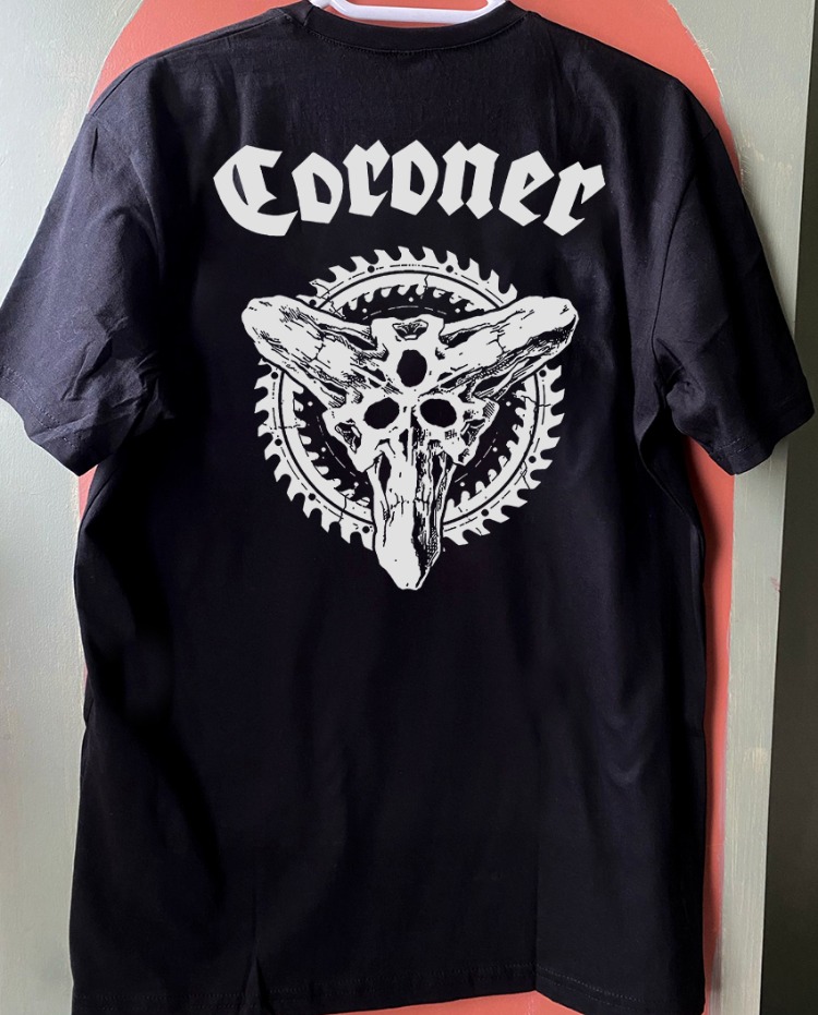 Coroner - Switzerland - Tshirt (Arka baskı opsiyonel) ( Technical Thrash Metal)