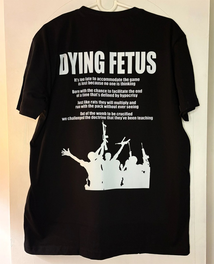 Dying Fetus - Destroy the Opposition - Tshirt (Arka baskı opsiyonel) (Brutal Death)