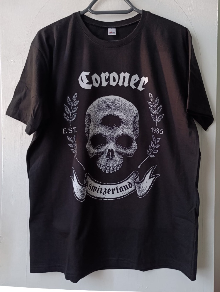 Coroner - Switzerland - Tshirt (Arka baskı opsiyonel) ( Technical Thrash Metal)