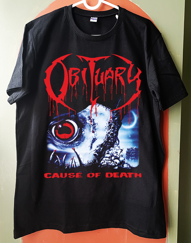 Obituary - Cause of Death - Tshirt (Arka baskı opsiyonel) (Death Metal)