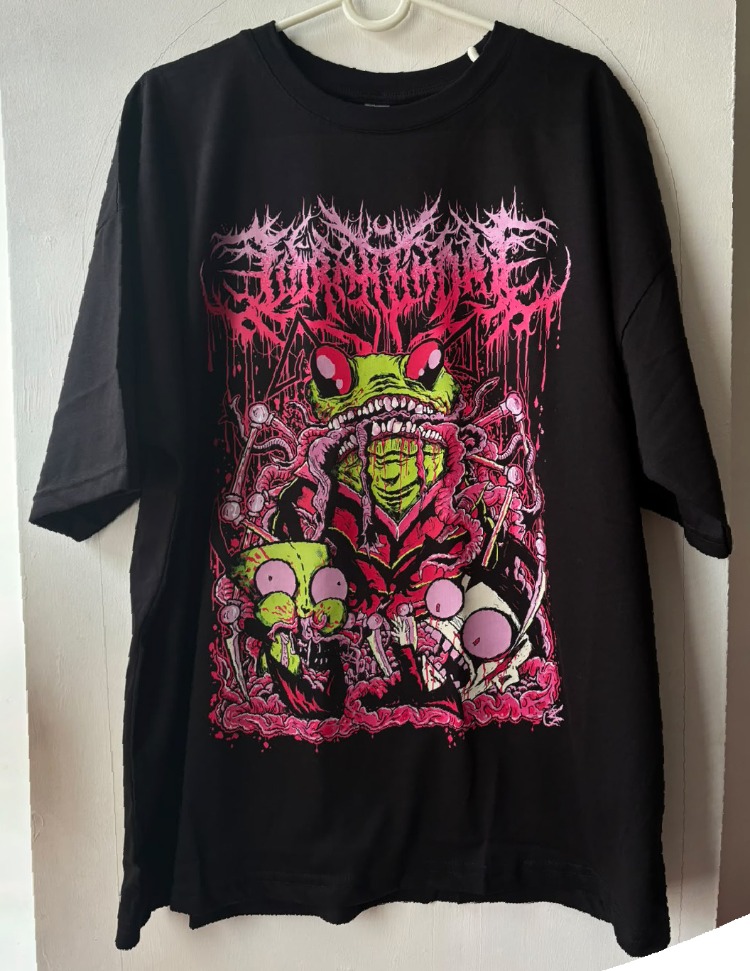 Lorna Shore - invader - Tshirt (Arka baskı opsiyonel) (Deathcore)