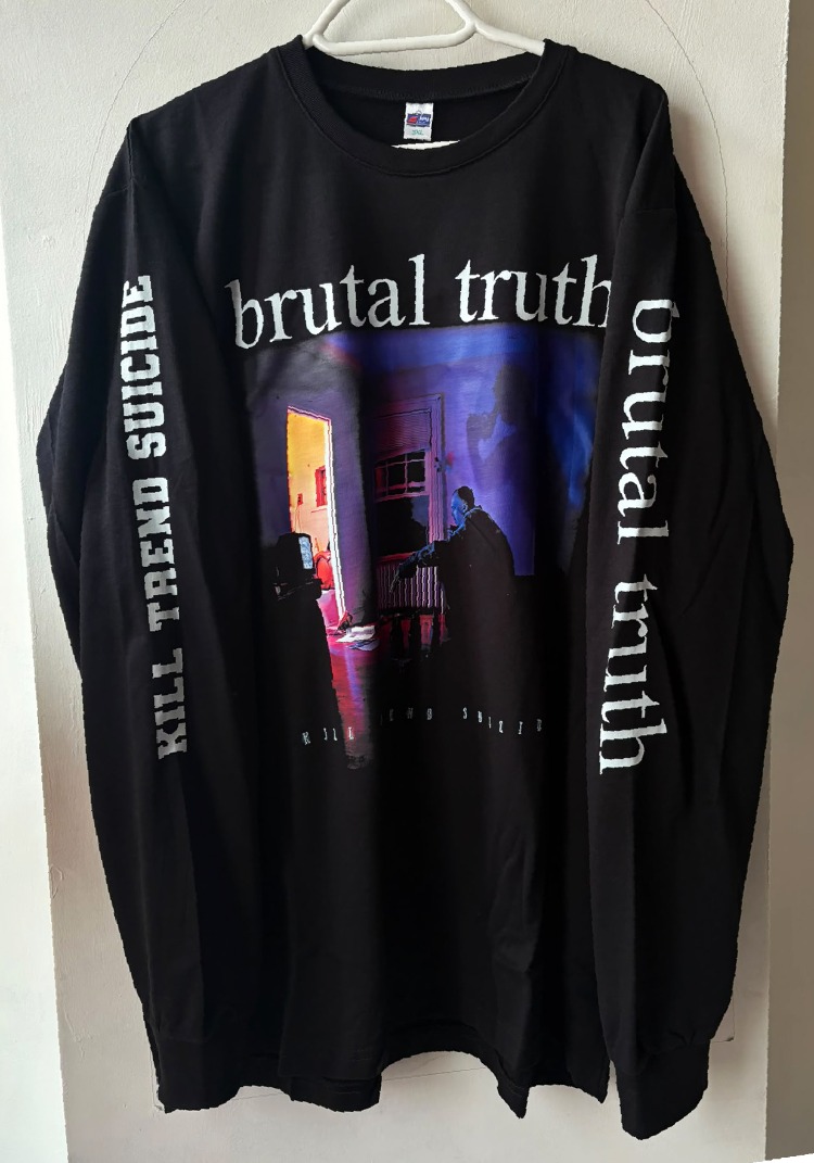 Brutal Truth - Kill Trend Suicide - Uzun Kollu Tshirt (Arka baskı opsiyonel) (Death Metal, Grind)