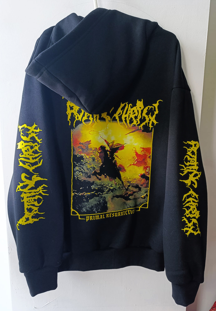 Rotting Christ - Primal Resurrection - Fermuarlı Hoodie (Black Metal)