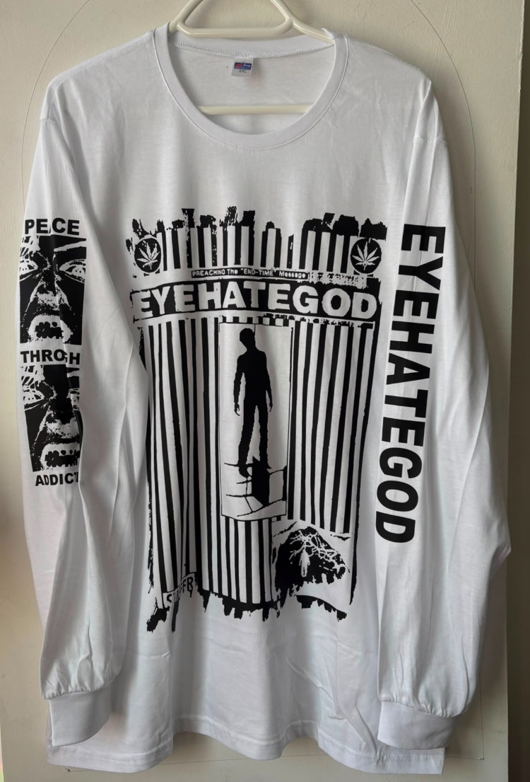 Eyehategod - End-Time - Beyaz Uzun Kollu Tshirt (Sludge, Doom Metal) 