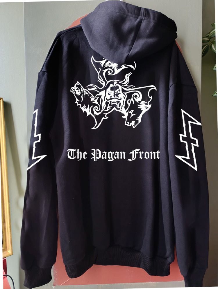 М8Л8ТХ (Molotkh) - Hoodie (Arka baskı opsiyonel) (Black Metal, RAC )