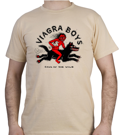 Viagra Boys - Call of the Wild - Krem Renk Tshirt
