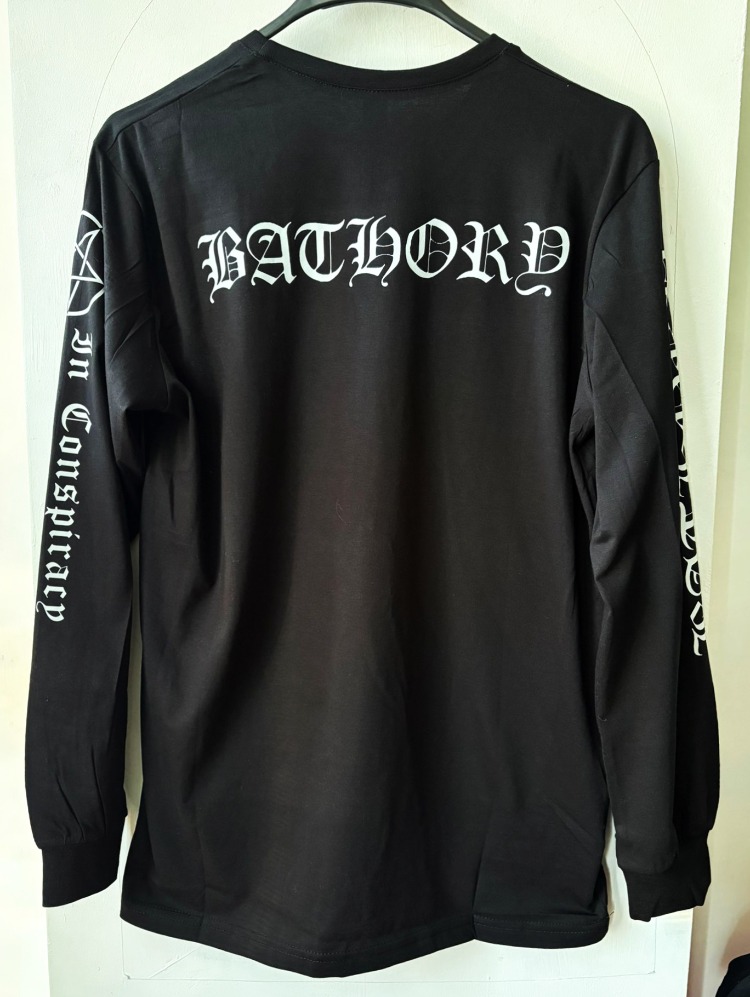 Bathory - Bathory  - Uzun Kollu - Tshirt (Arka baskı opsiyonel) (Black Metal)