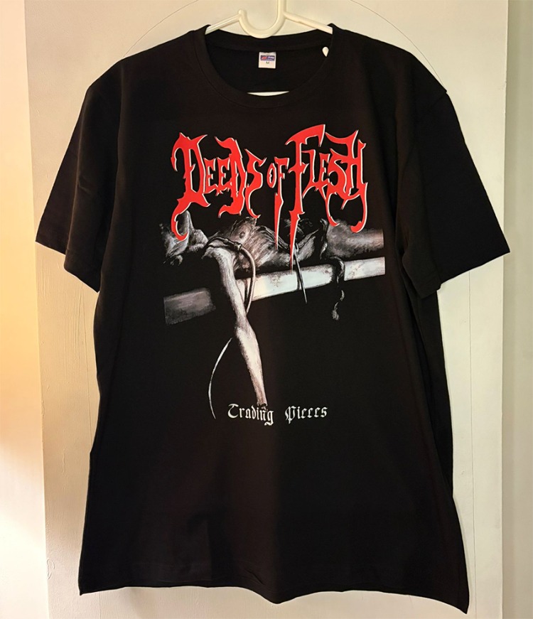 Deeds of Flesh - Trading Pieces - Tshirt (Arka baskı opsiyonel) (Brutal Death)