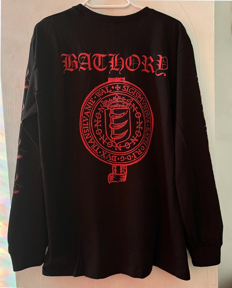 Bathory - Blood on Ice - Uzun Kollu Tshirt  (Arka Baskı Opsiyonel) (Black Metal)