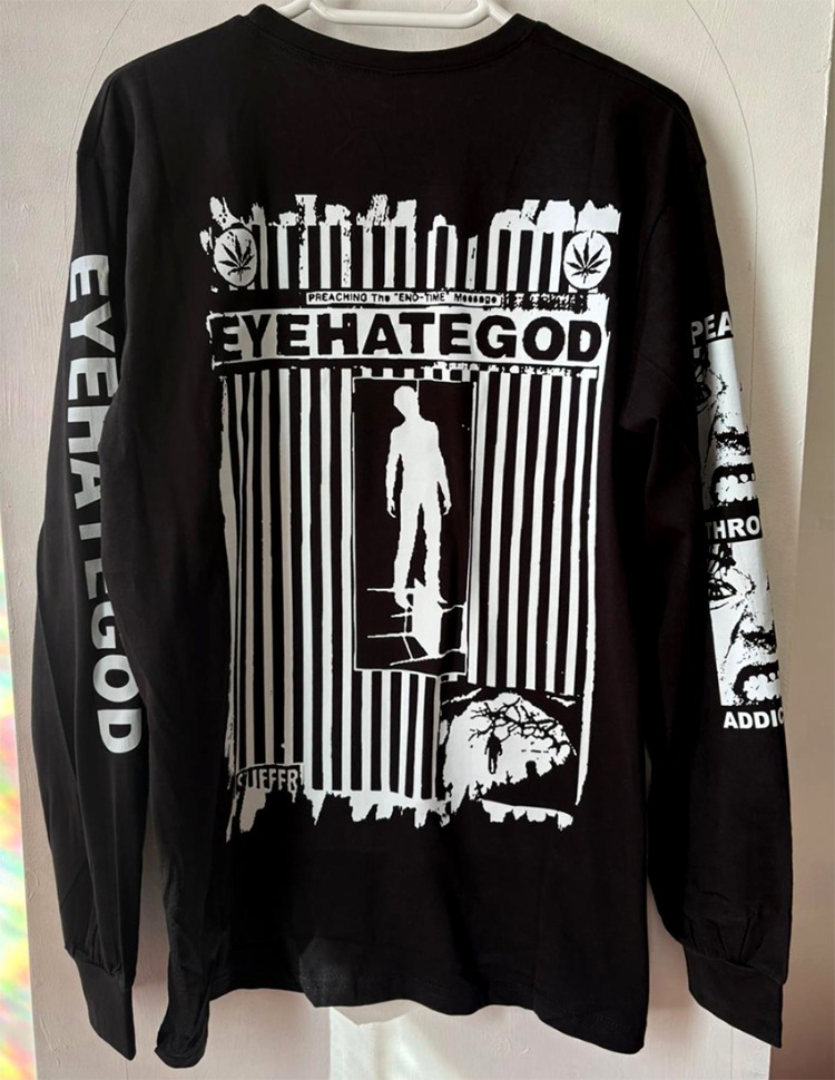 Eyehategod - In the Name Of Suffering - UZUN KOLLU SİYAH Tshirt (Arka baskı ops)