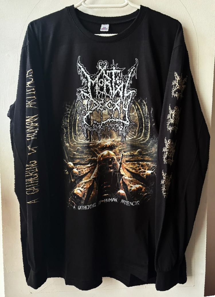 Mortal Decay - A Gathering of Human Artifacts - Uzun Kollu Tshirt (Brutal, Technical Death Metal)