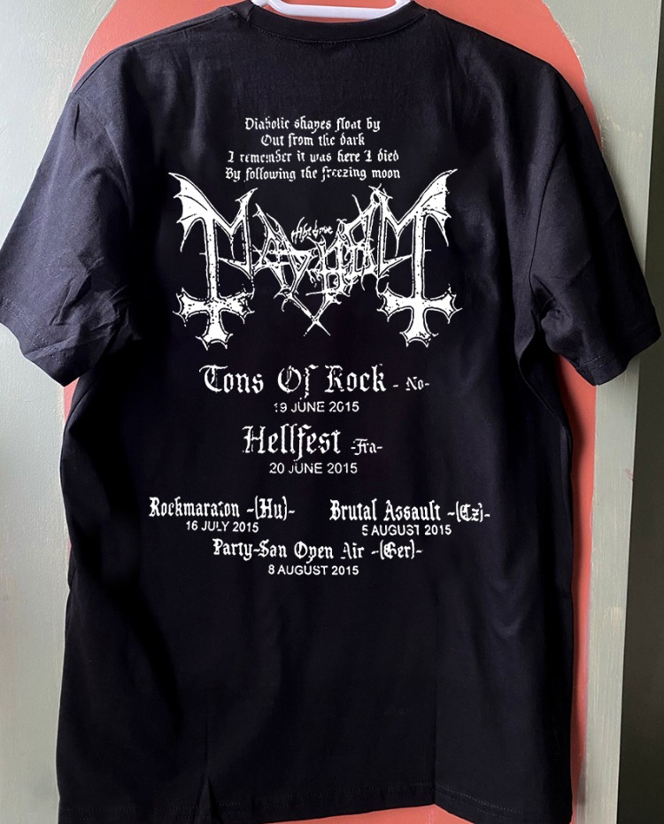 Mayhem - Black Metal - Tshirt (Arka baskı opsiyonel) (Black Metal)