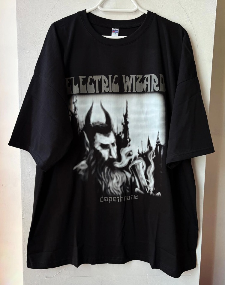 Electric Wizard - Dopethrone - Tshirt (Arka baskı opsiyonel) (Stoner Doom Metal)