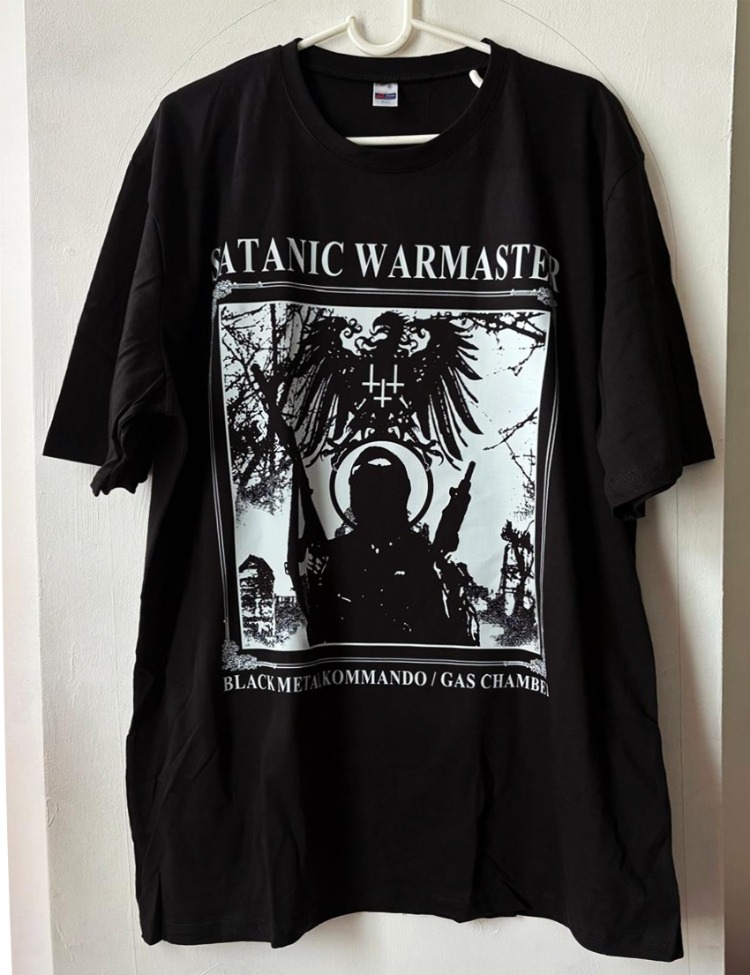 Satanic Warmaster - Black Metal Kommando - Tshirt (Arka baskı opsiyonel) (Black Metal)