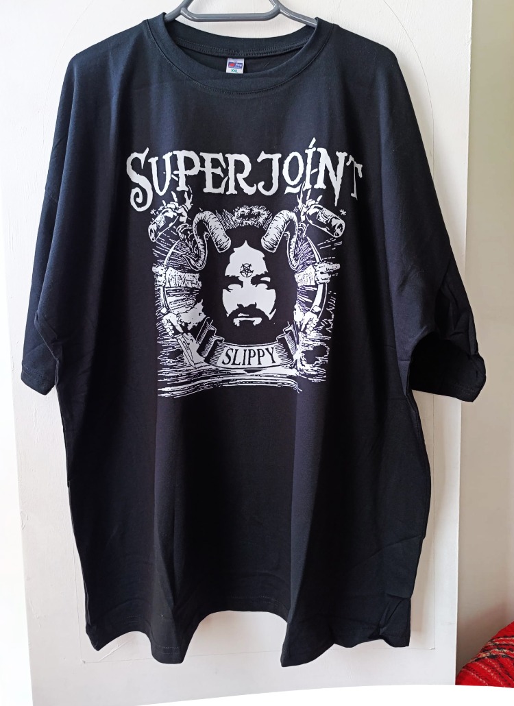 Superjoint Ritual - Slippy - Siyah Tshirt (Arka baskı opsiyonel) (Sludge Metal)
