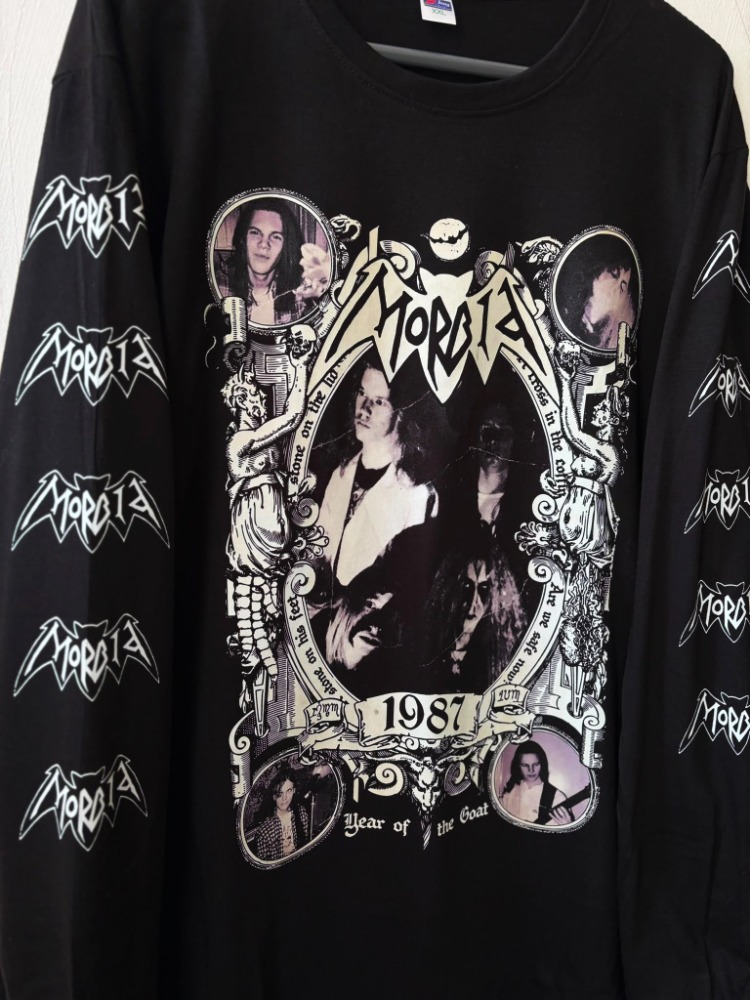 Morbid - Year of the Goat - Uzun Kollu Tshirt (Black, Death, Thrash Meta) 