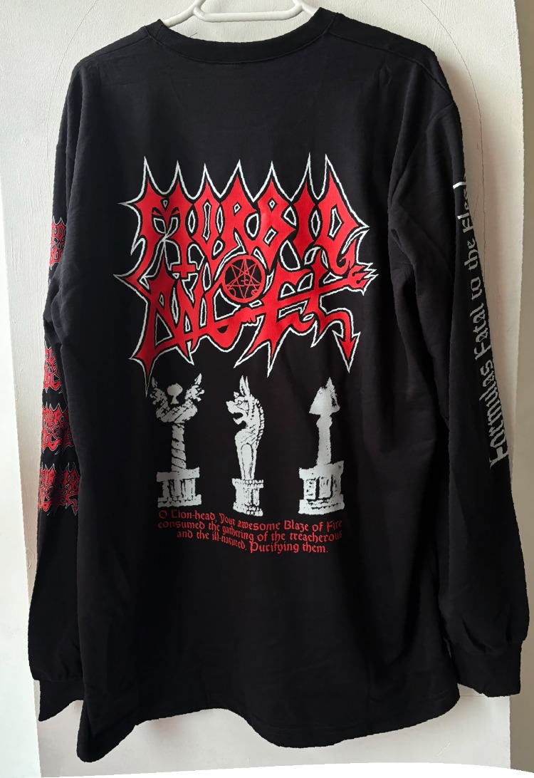 Morbid Angel - Formulas Fatal to the Flesh - uzun kol tshirt - Arka baskı opsiyonlu 