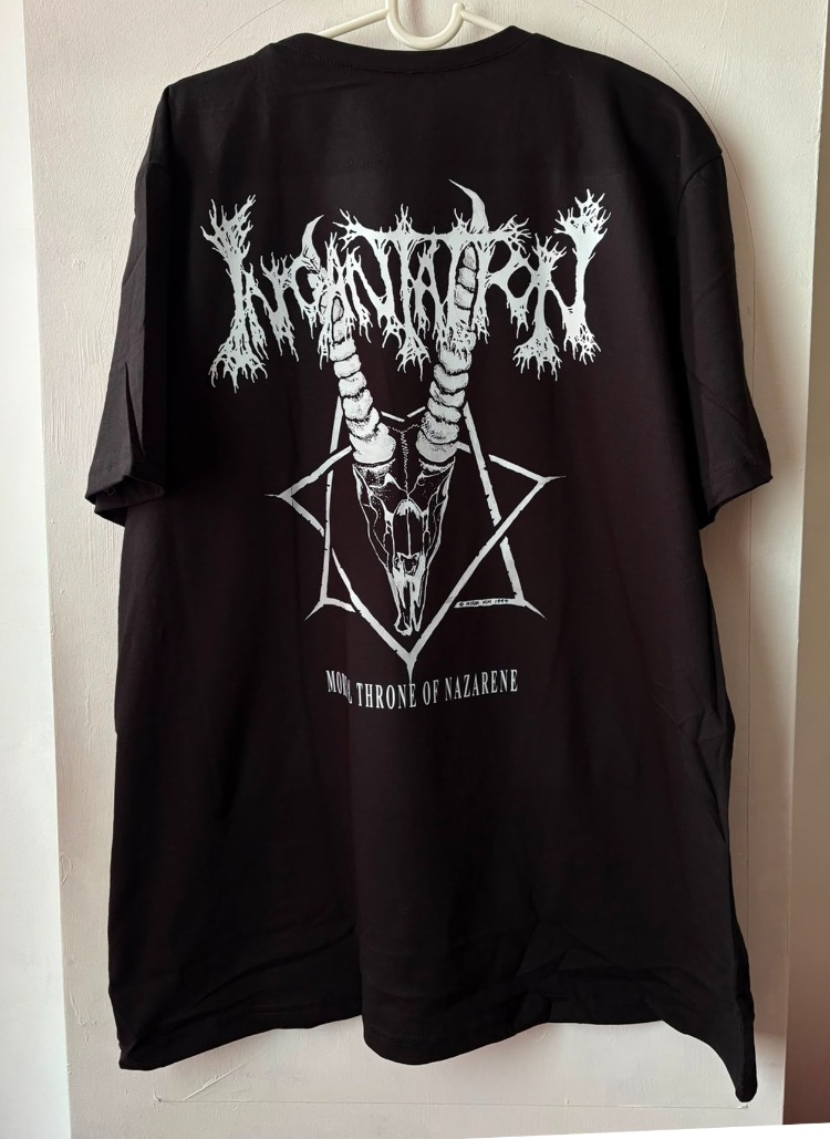 Incantation - Mortal Throne Of Nazarene - Tshirt (Arka baskı opsiyonel) (Death Metal)