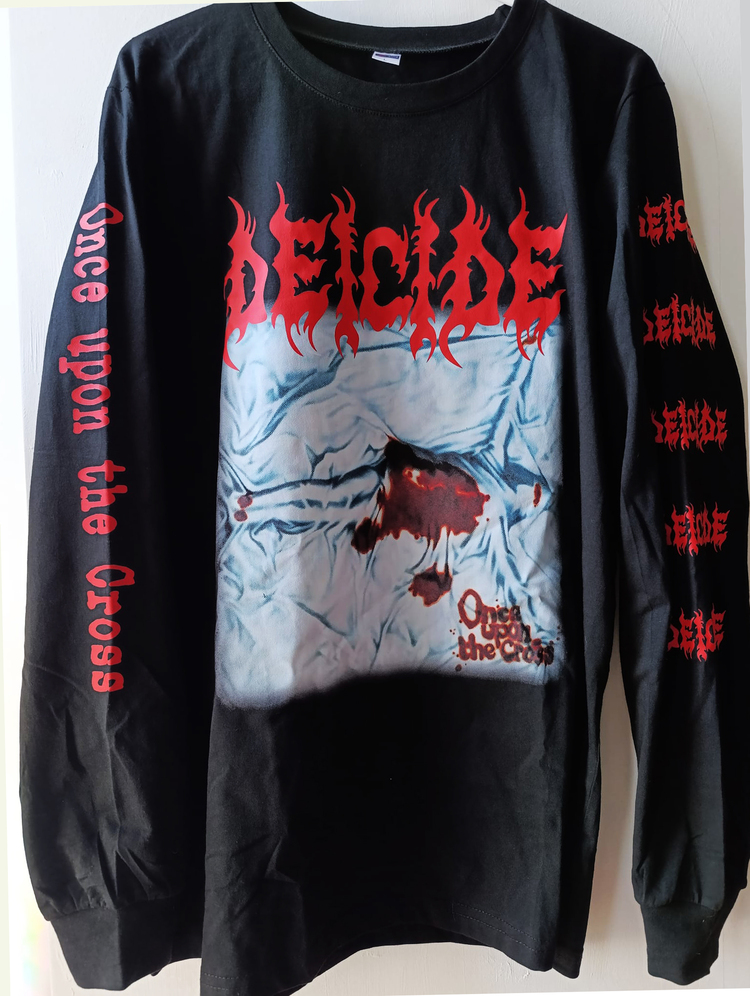 Deicide - Once upon the Cross - UZUN KOLLU #Tshirt #metal #DeathMetal #Deicide