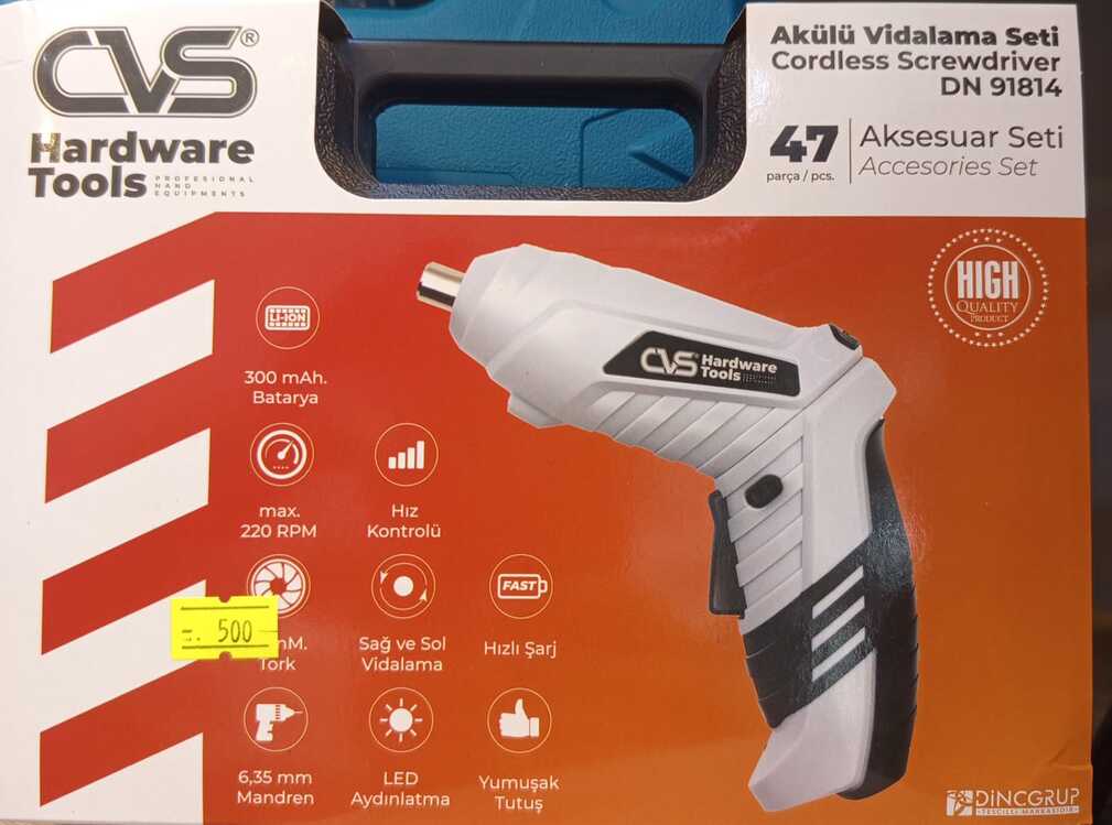DN 91814 Akülü Katlanır Vidalama