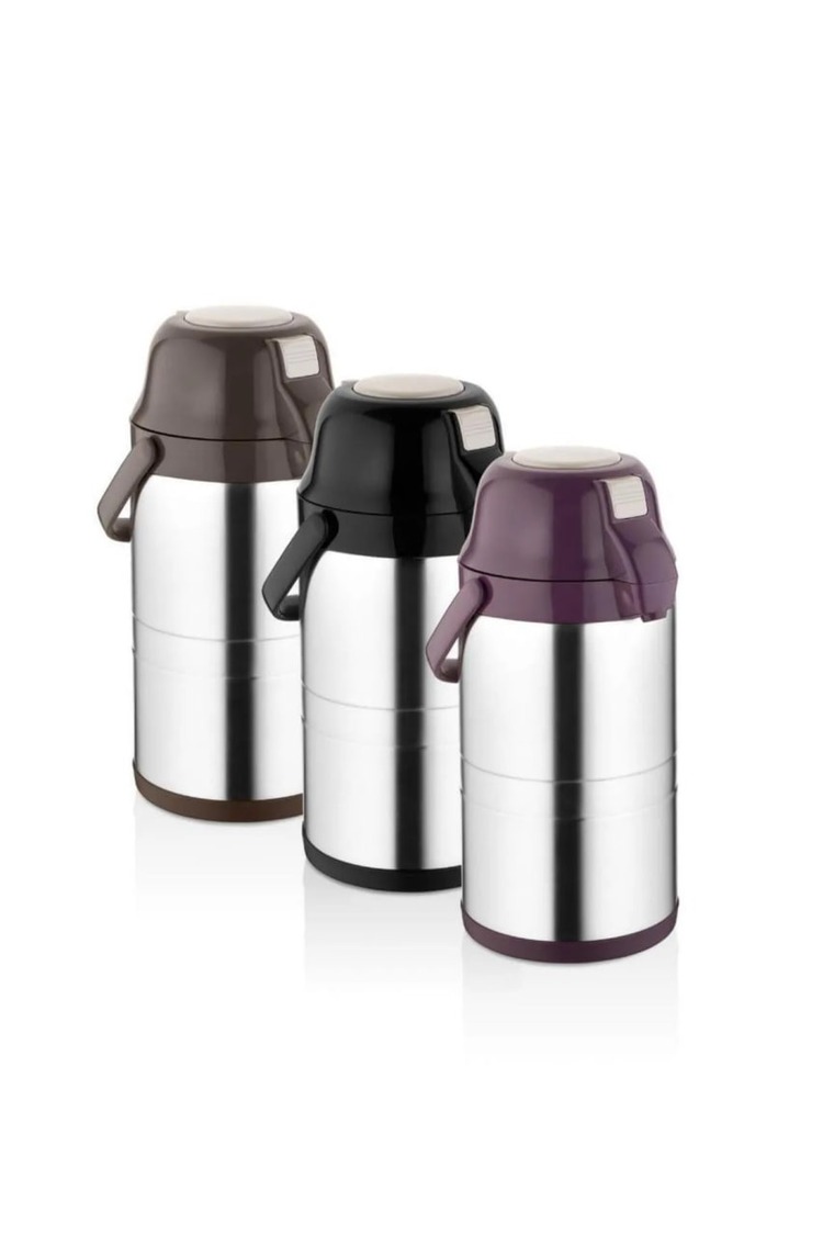 CVS 3512 İNOX GÖVDE ÇELİK TERMOS 3.5 LİTRE