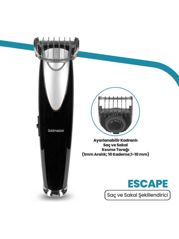 Goldmaster GM-8115 Escape Sakal ve Saç Kesme Makinesi