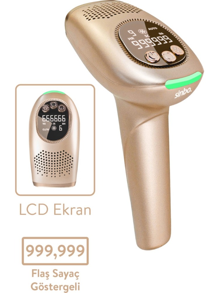 Sinbo Ipl Buz Lazer Epilasyon 999.999 Atım
