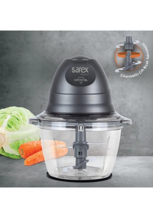 Sarex SR-2210 Crystal 600 W Cam Doğrayıcı