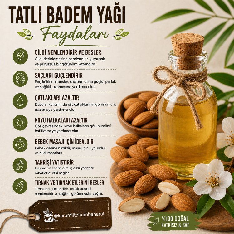 Tatlı Badem Yağı 50 ML