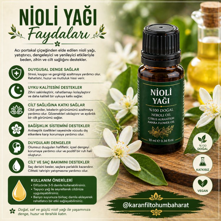 Nioli Yağı 20 ML