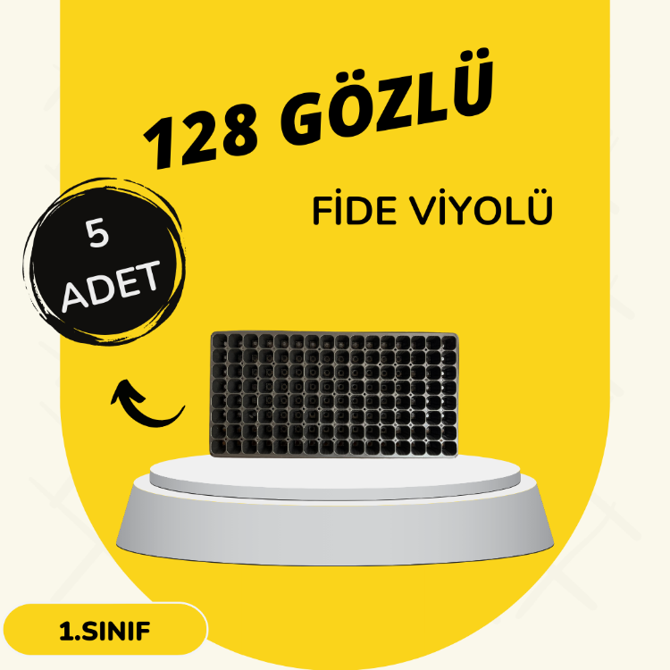 5 ADET 128 GÖZ FİDE VİYOLÜ + 5 LİTRE İTHAL TORF