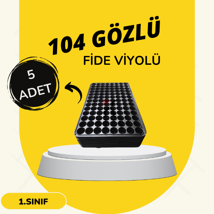 5 ADET 104 GÖZ FİDE VİYOLÜ + 5 LİTRE İTHAL TORF