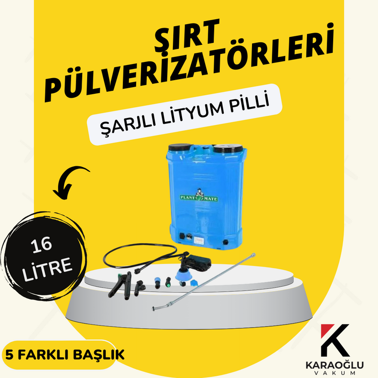 ŞARJLI SIRT PÜLVERİZATÖRÜ ( İLAÇLAMA POMPASI )