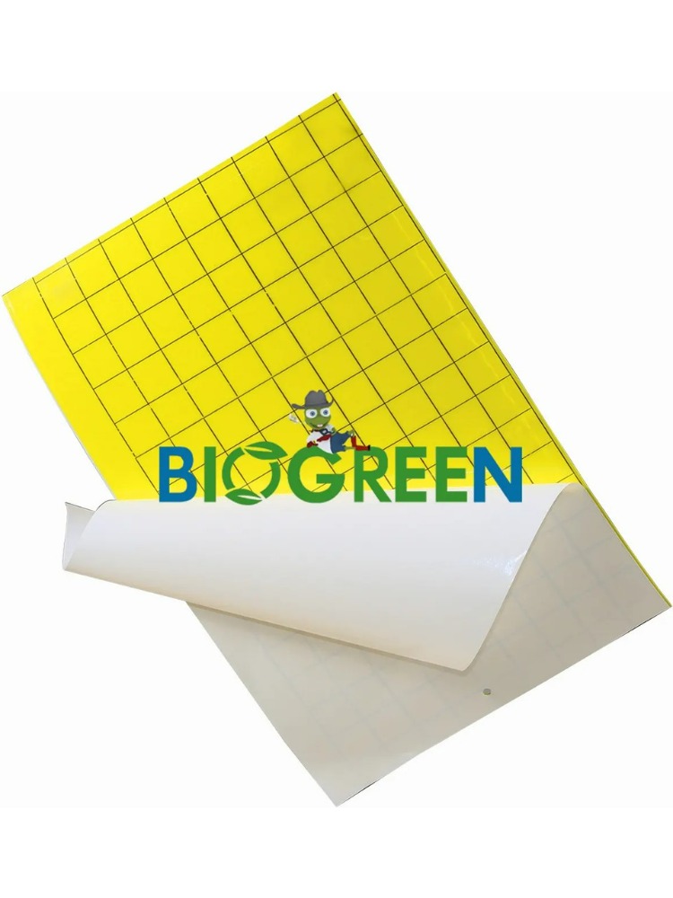 Biogreen Sarı Yapışkan Levha Tuzağı ,sera ve Bahçe Tuzağı 25 cm x 10 cm 30 Adet
