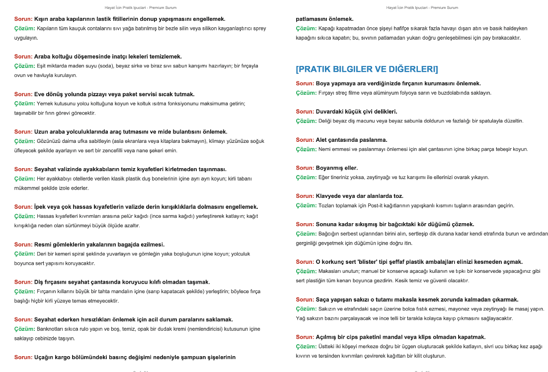 EVİN CAN KURTARANI: 405 Pratik Ev ve Temizlik Hilesi (Dijital Kitap)