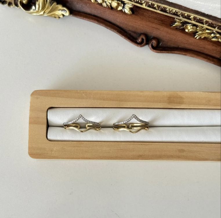 Minimal Taş Detaylı Yüzük