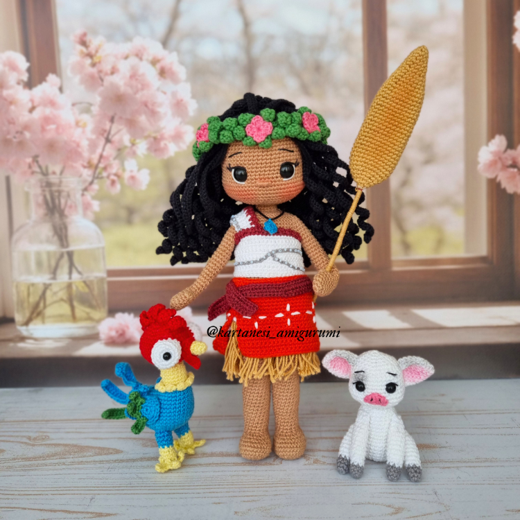 MOANA, HOROZ HEİ HEİ, DOMUZ PUA - TARİF (DİJİTAL ÜRÜN)