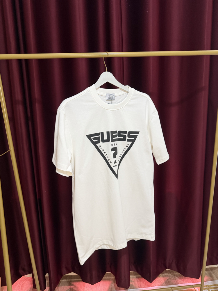 Guess Logo Detaylı Premium Tshirt
