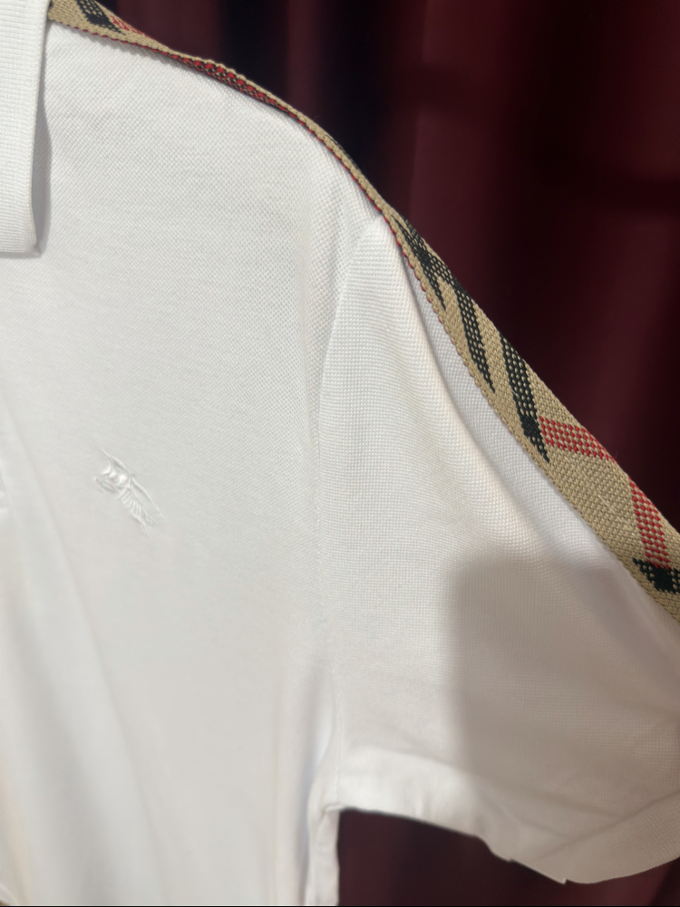 Burberry Şerit Detaylı Premium Polo Yaka 