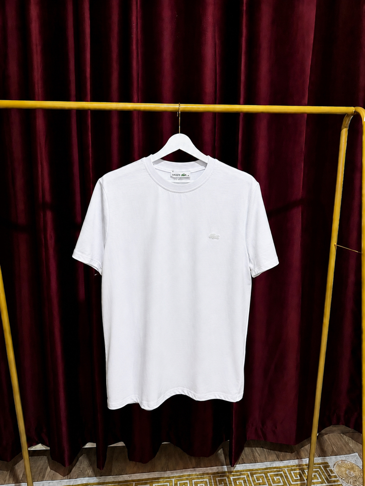 Lacoste Logolu Premium Tshirt Beyaz 