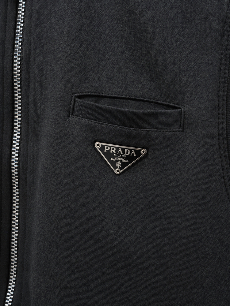 Prada Metal Logo Detaylı Premium Yelek