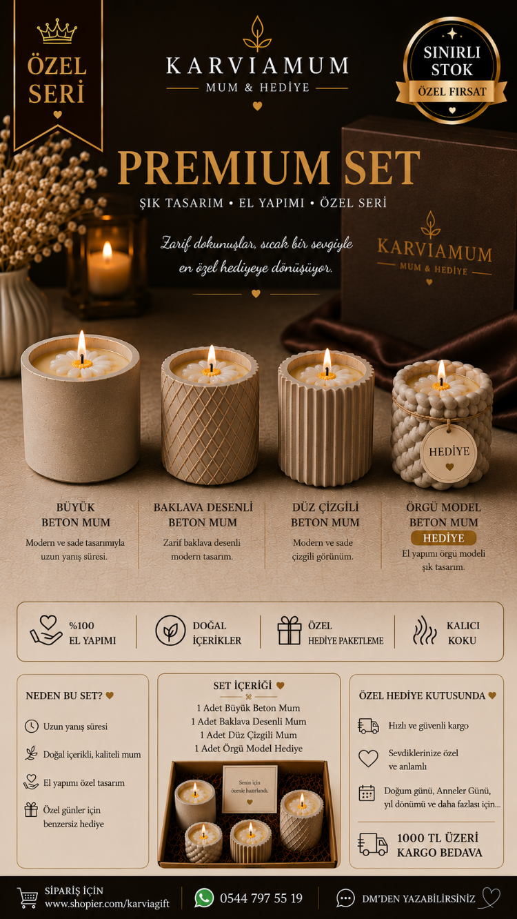 Karvia Beton Premium SET 4 Lü