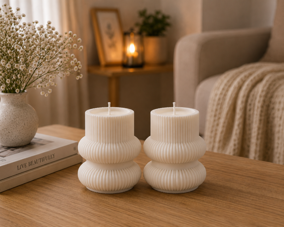 Karvia Premium Mum Seti | SİLİNDİR MUM SETİ