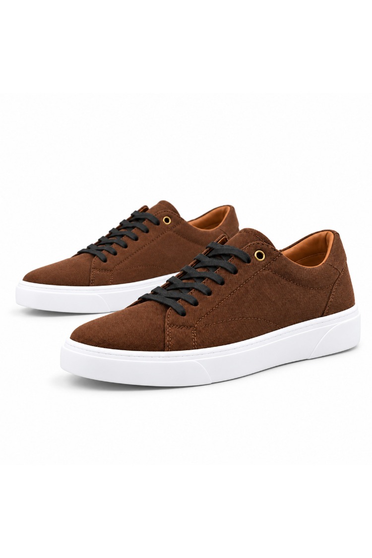Kanvas Casual Sneaker (Kahve)
