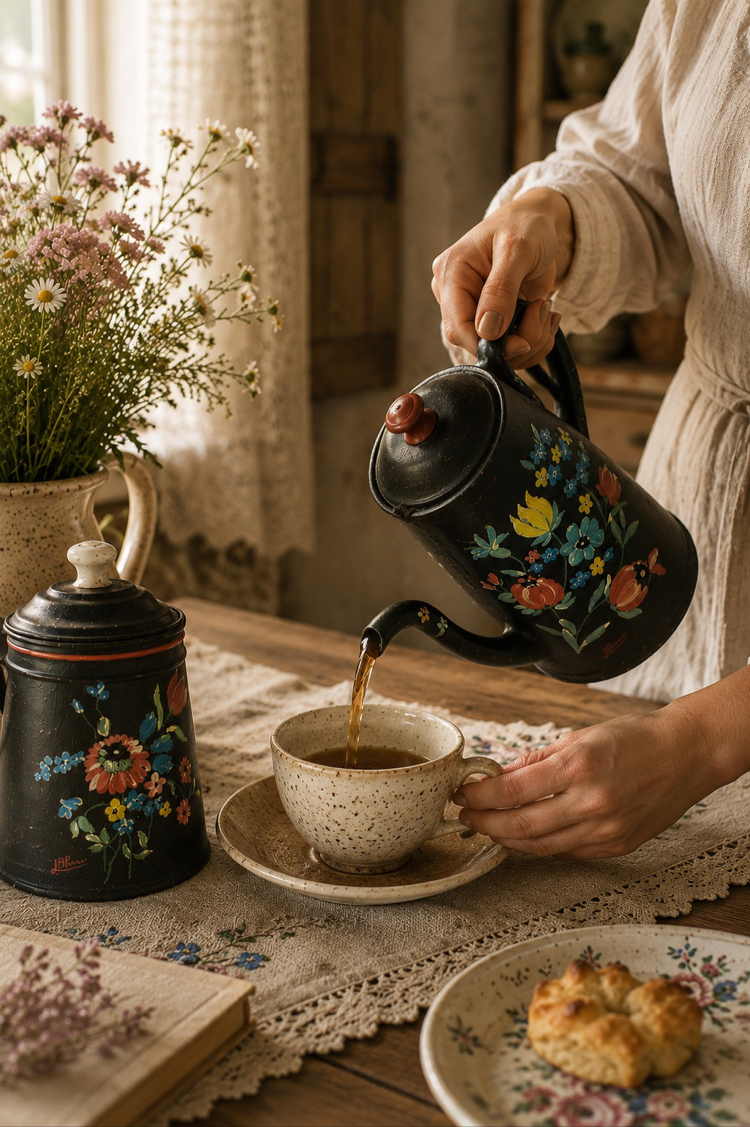 Vintage 3’lü Pot Set 