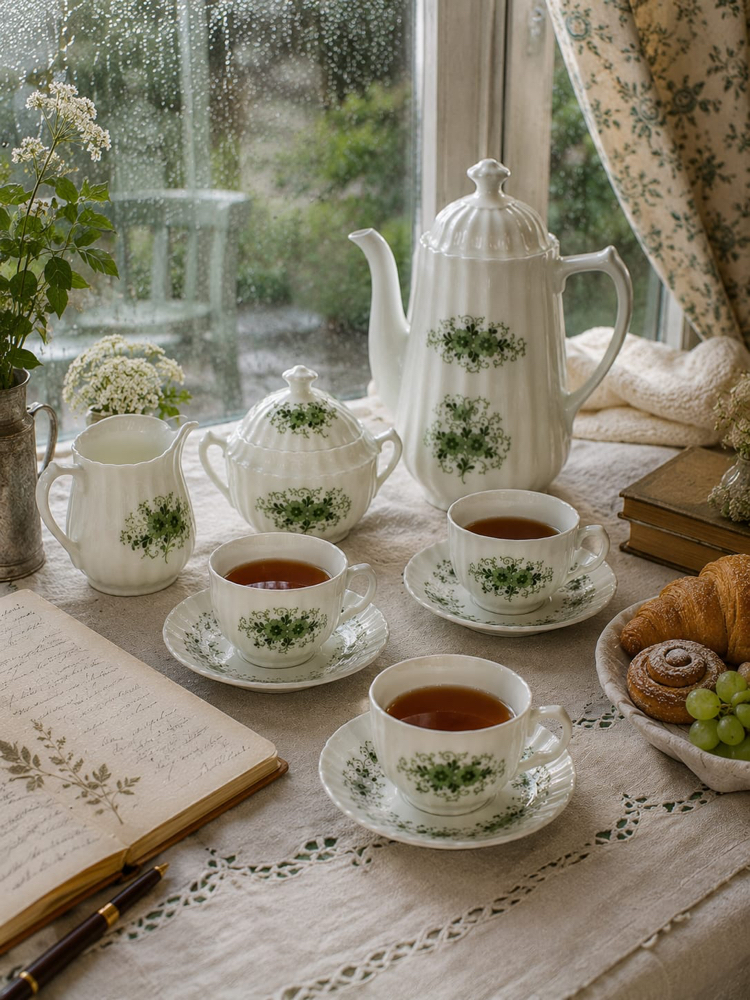 Porselen Çay Seti (4 kişilik)