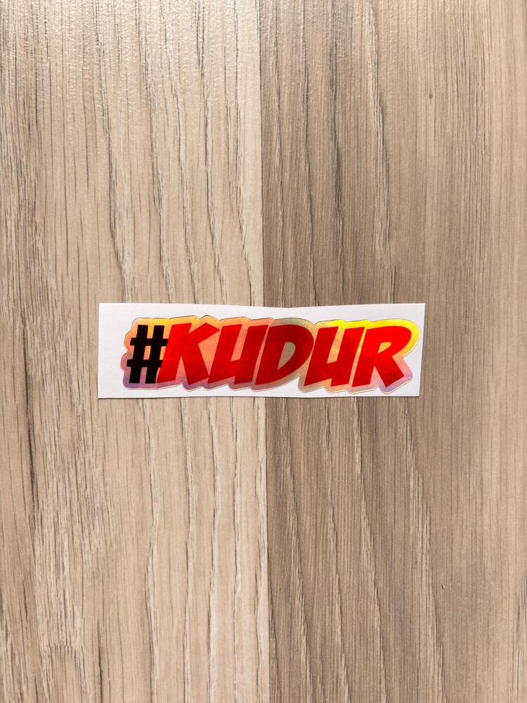 Hologramlı Kudur Sticker (10x3cm)